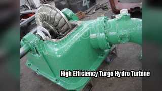 Turgo Hydro Turbine eficiente solução de energia de 100KW a 2.000KW