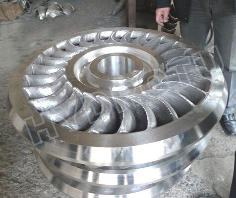 Turgo Hydro Turbine 100KW-2000KW com 70m-200m Head Range e 88% de Eficiência