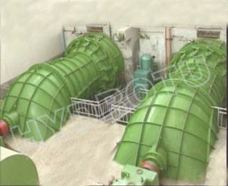 Turbina hidráulica horizontal Kaplan de cabeça de água baixa 0,1 MW - 5 MW