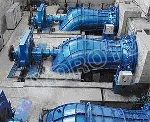 Gerador de turbina hidráulica horizontal de tipo S com lâminas de correria de aço inoxidável
