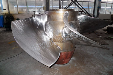 Turbina hidráulica de 100-1000KW com lâminas de correria de aço inoxidável e pás de guia ZG20SiMn