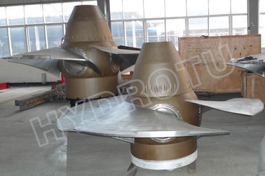 Turbina Kaplan com ângulo ajustável da lâmina do corredor e pás de guia ZG20SiMn