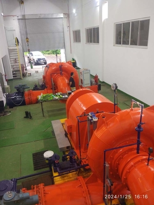 Turbina hidráulica de aço inoxidável com potência nominal de 100-10000 kW