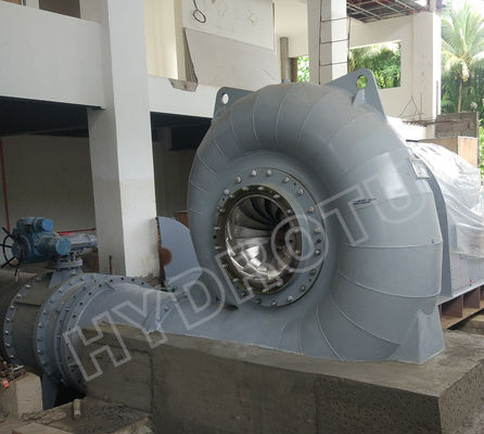 Turbina Francis de cabeça de água alta com gerador AC síncrono